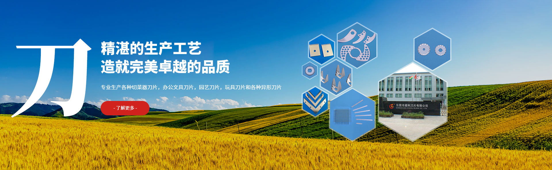 超利刀片公司主營(yíng)420不銹鋼刀片、不銹鋼異形刀、切藥片刀等。